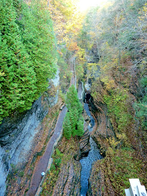 Vista aérea del Gorge Trail en Watkins Trail