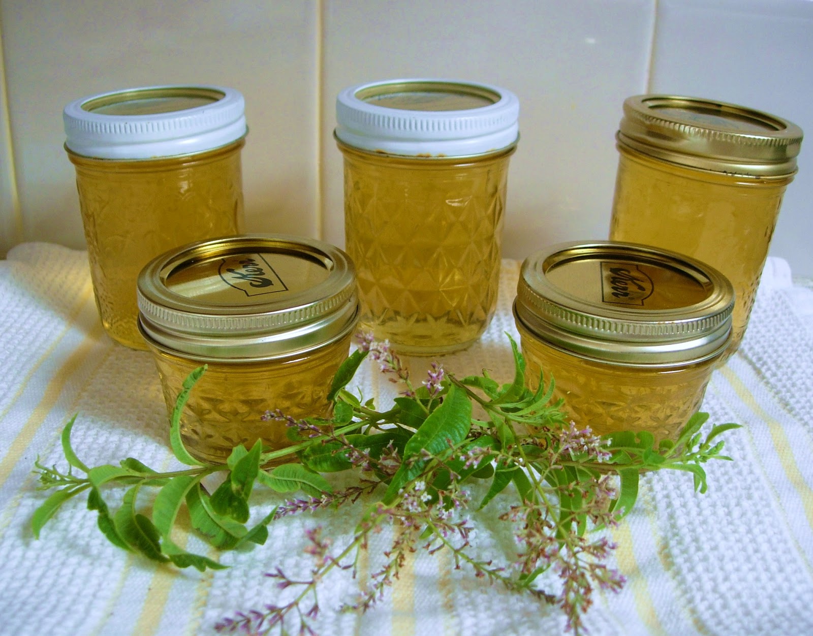 A Table For Rue, Please Lemon Verbena Jelly