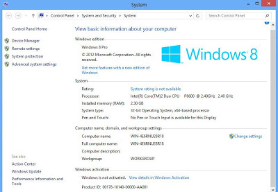Free Download Windows 8 Fully Activated