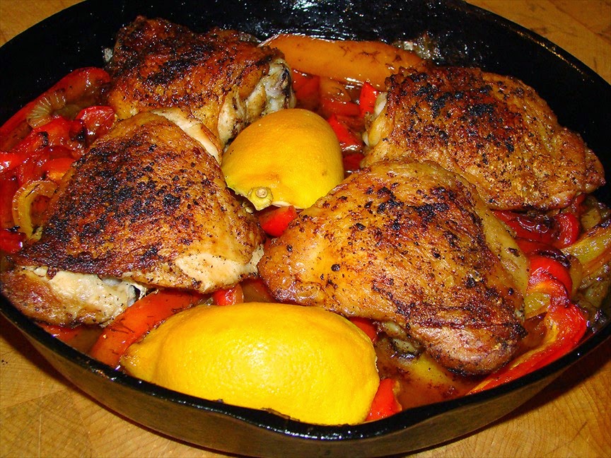 Cooking Gluten Free with Bea Chicken and Bell Pepper Skillet