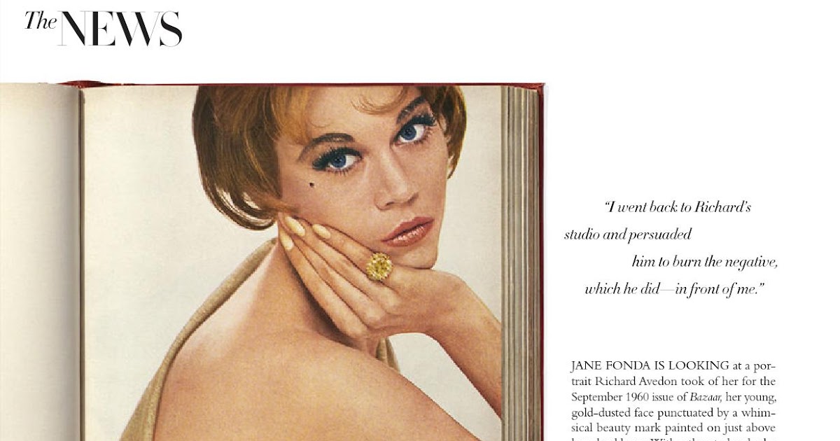 Celebrity-interviews-library: Jane Fonda in Harper's Bazaar USA, June