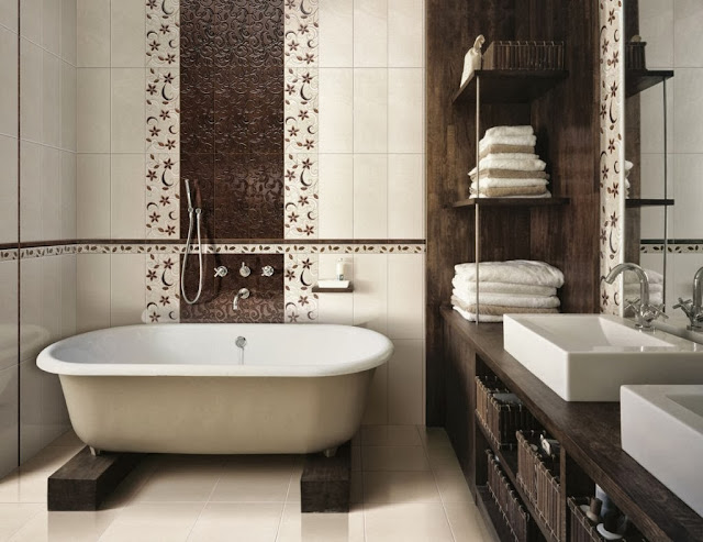 White-and-Brown-Bathroom-Decorations-Pictures