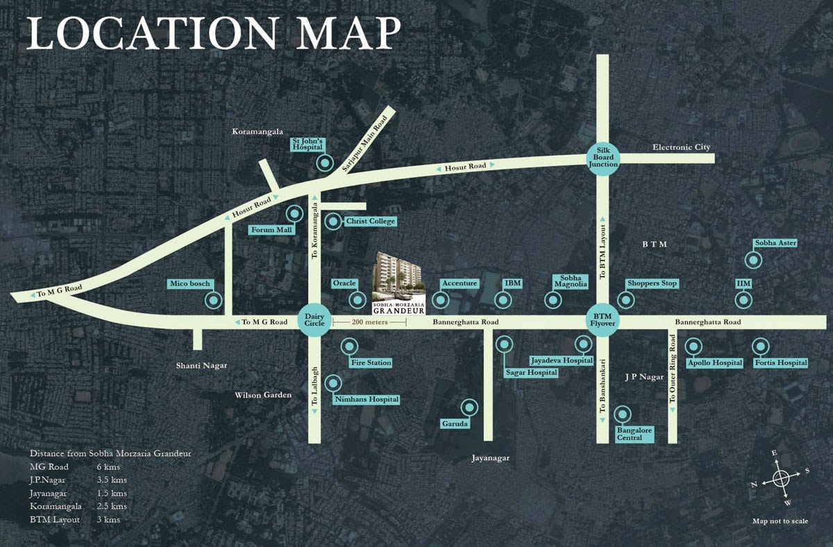 Residential Property in Bangalore Sobha Morzaria Grandeur Apartment at