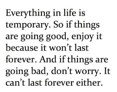 Nothing lasts forever