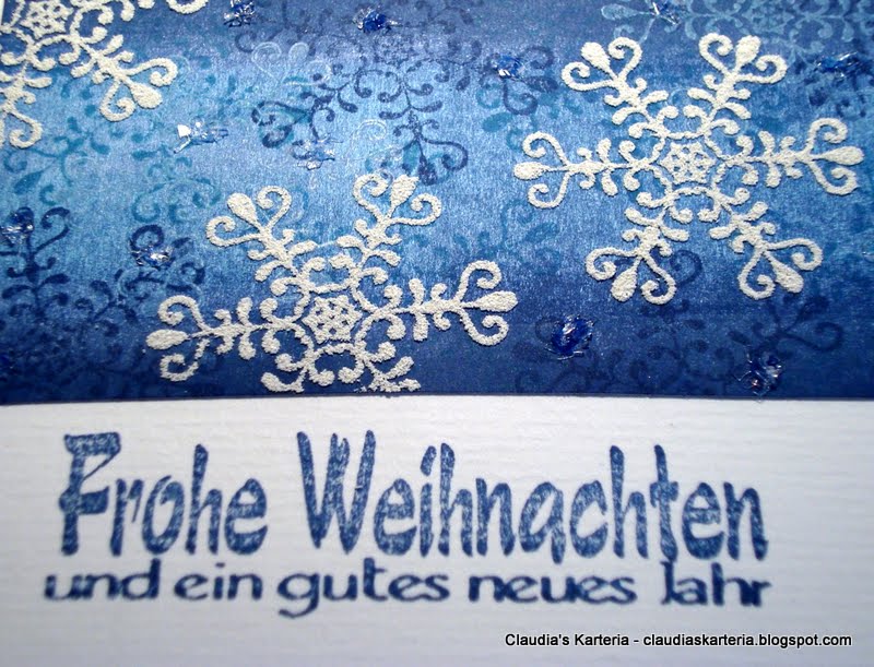 Claudia's Karteria: Weihnachtkarten im April