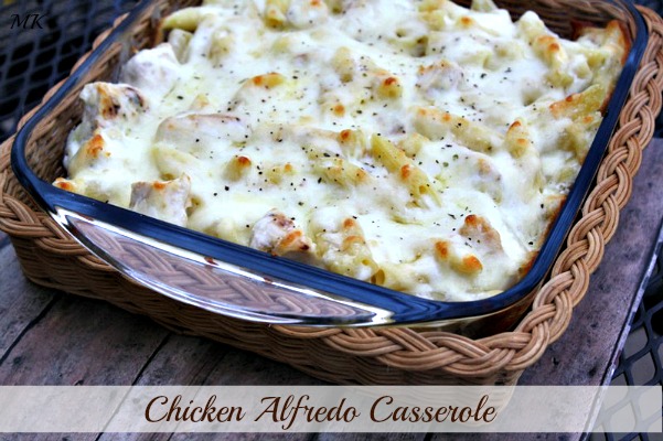 Chicken Alfredo Casserole