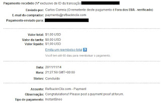 Pagamento RefBacknClix - PTCs em Prática