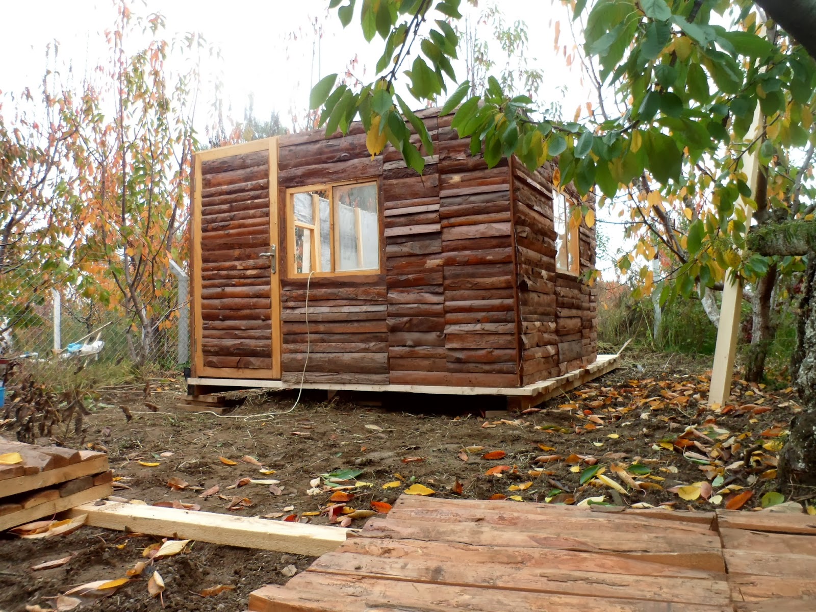 Ahşap ev 12 m2 batarkatlı tomruk ev