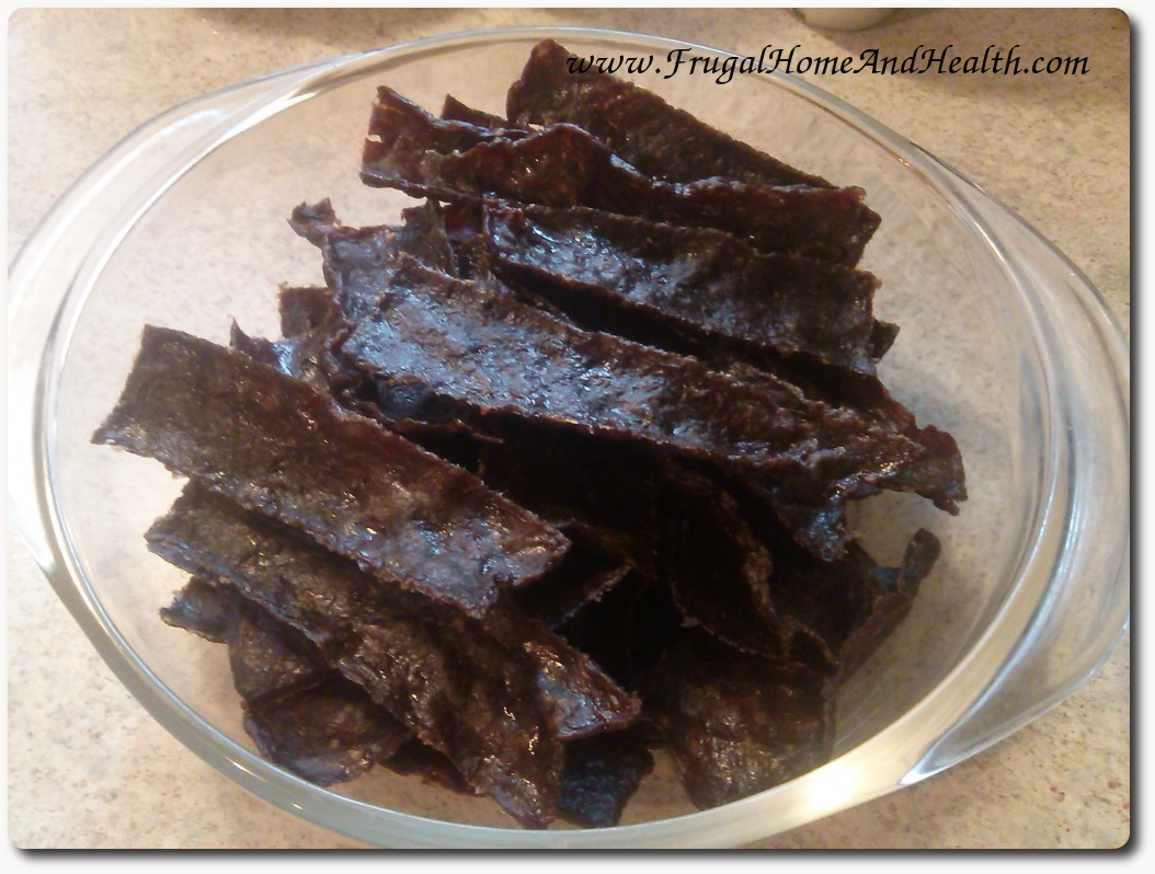 Frugal Home and Health Homemade Beef Jerky using Ground Beef
