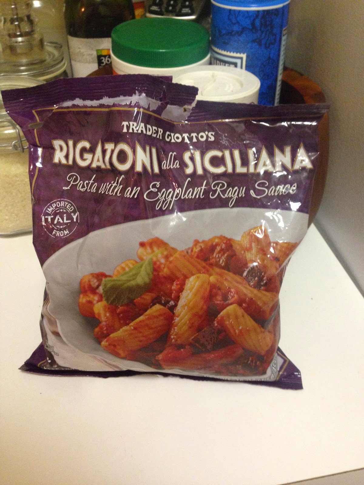 Beany Malone Trader Joe's (Trader Giotto's) Rigatoni alla Siciliana