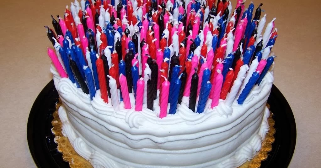 Birthday Cake Lots Of Candles Boory