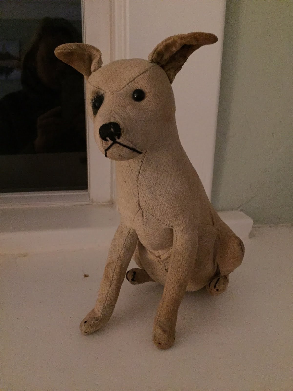 antique steiff dog