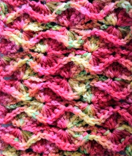Bavarian Crochet in Rows - Free Pattern