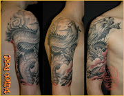 Tatuajes de Dragones dragon en el brazo