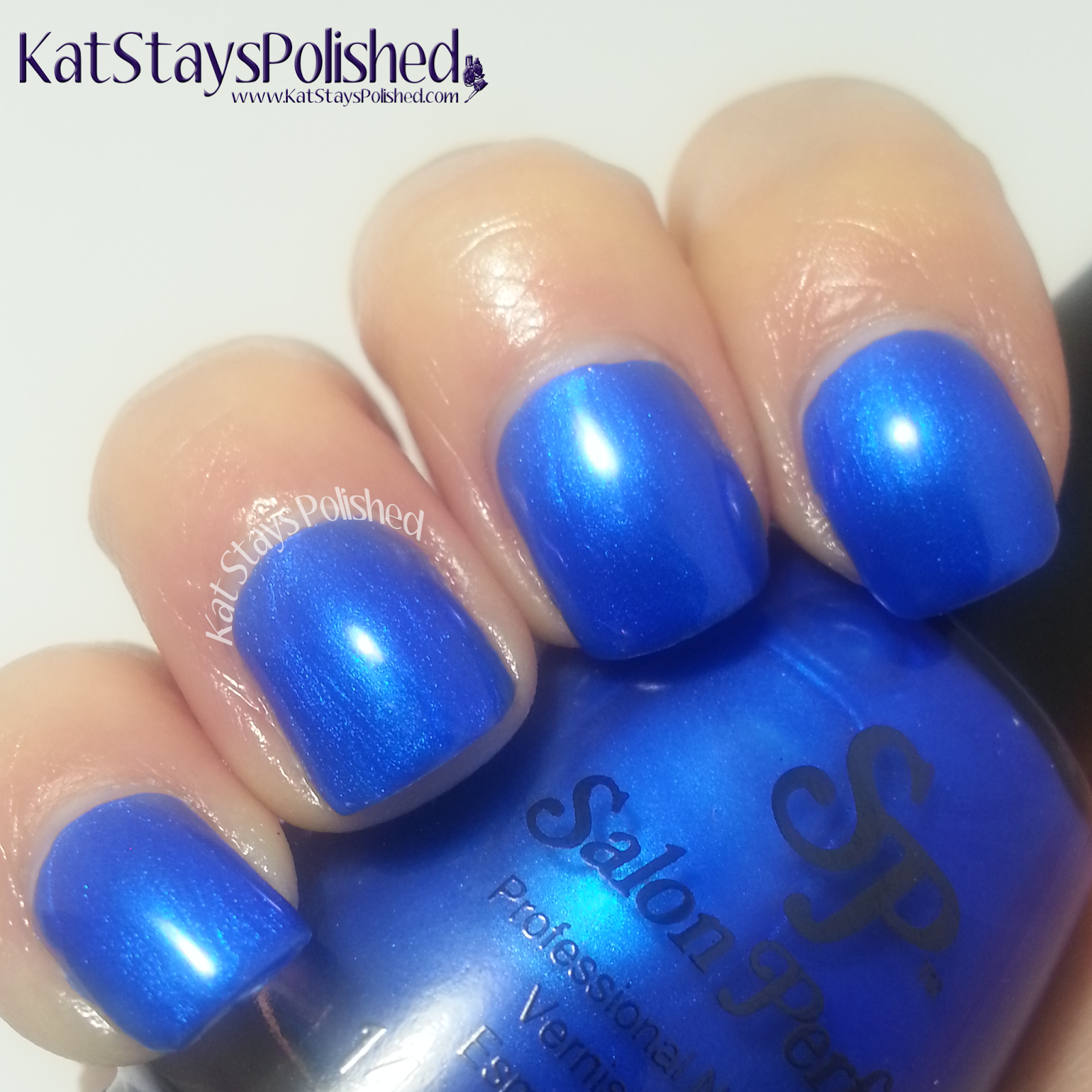 Salon Perfect - Paint the Town Red White and Blue - Blue Ribbon | Kat Stays Polished
