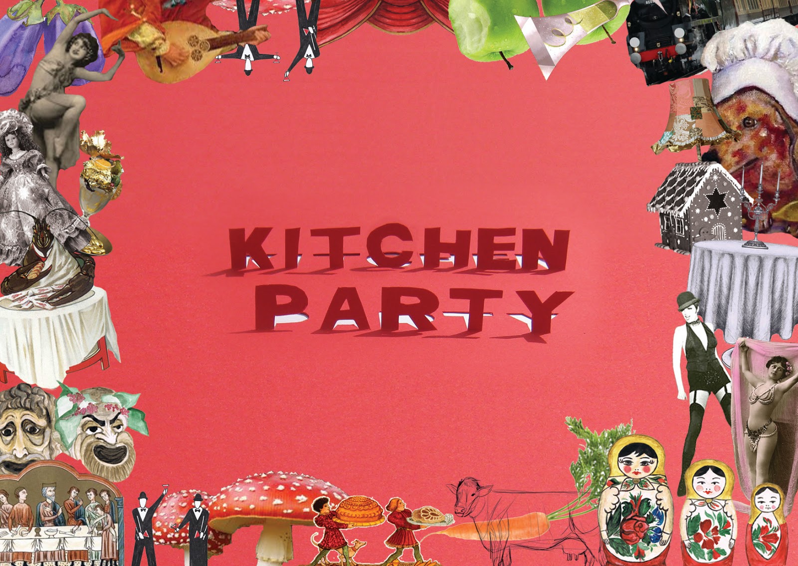 kitchen party card design