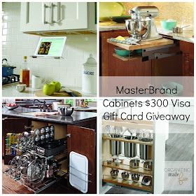 MasterBrand Cabinets $300 Visa Gift Card Giveaway :: OrganizingMadeFun.com