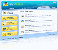برنامج Glary Utilities لصيانة نظام الكمبيوتر مجانا للتحميل Glary+Utilities