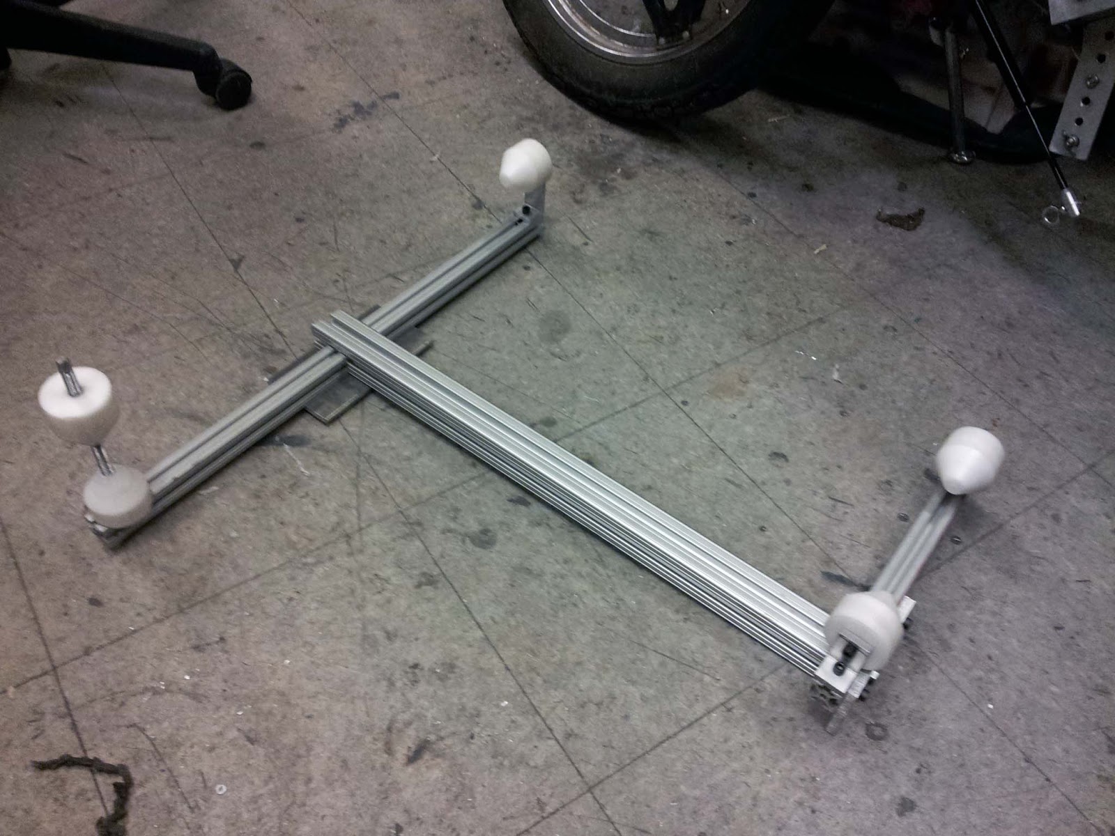 BuildIts in Progress Bike Frame Jig