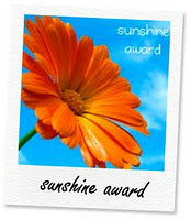 Sunshine Award!!!