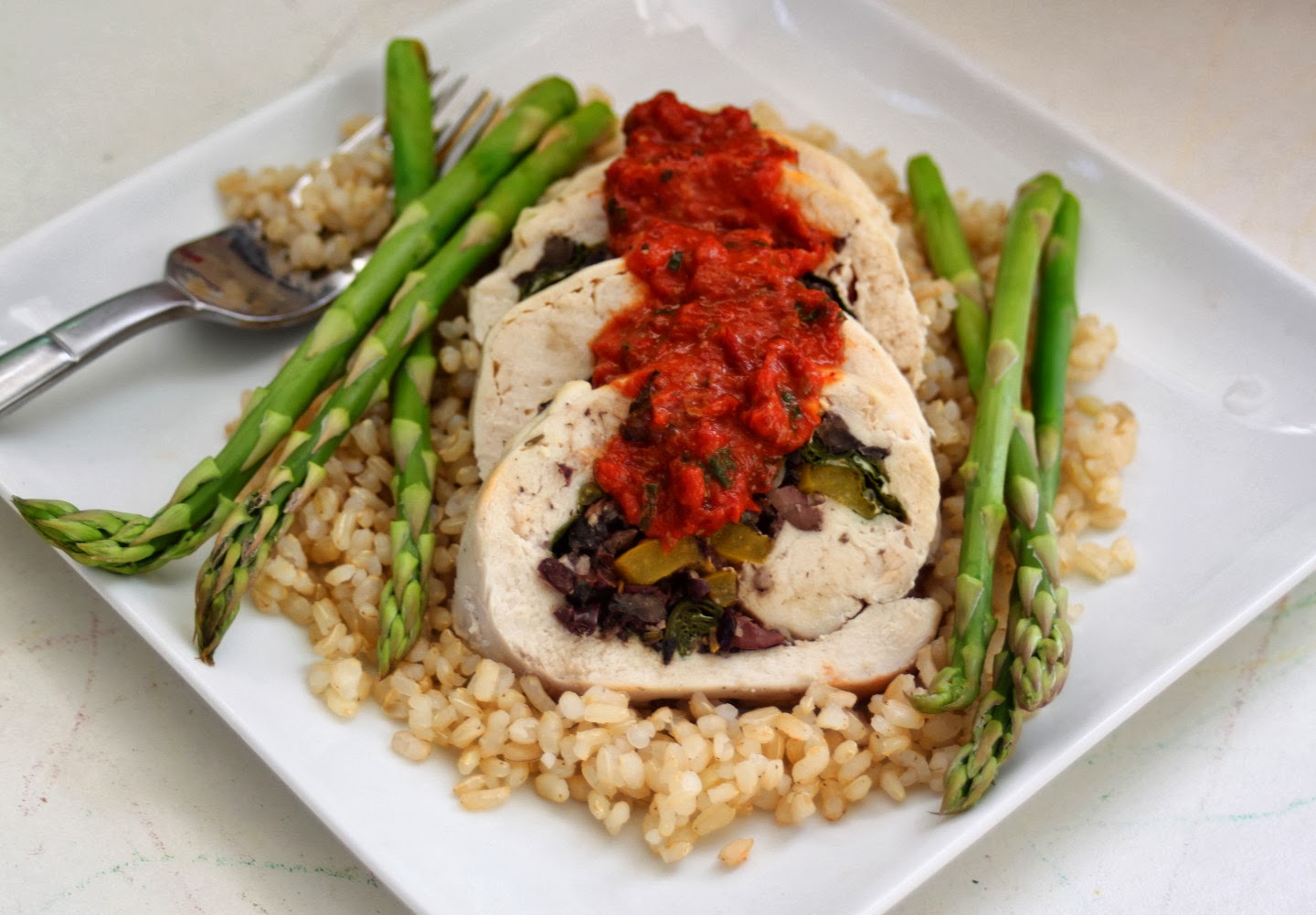 Phoenix Family Foodie Blog Healthy Valentine's Day Dishes at Home Greek Stuffed Chicken