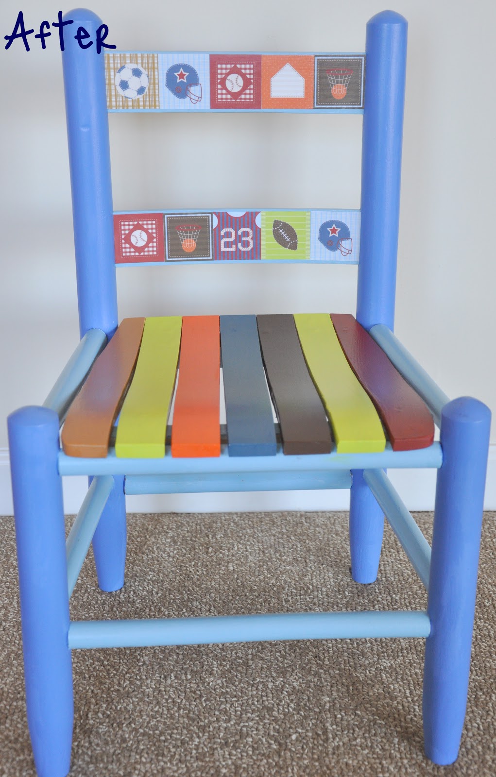 52 Social DIY Sports Themed Chair