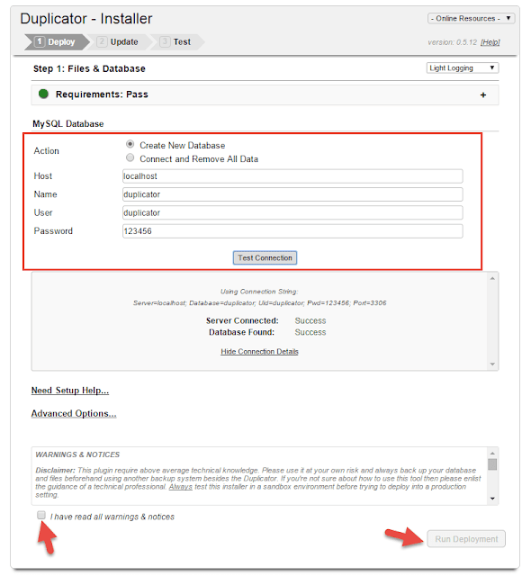 Chuyển host hoặc đổi domain trong WordPress dễ dàng với Duplicator