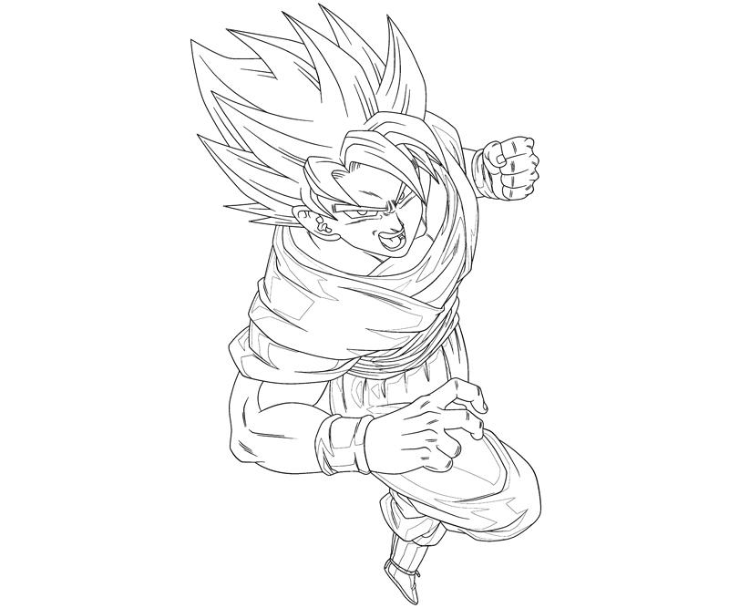 Dragon Ball Z Goku Coloring Pages Printable (7 Image) – Colorings.net