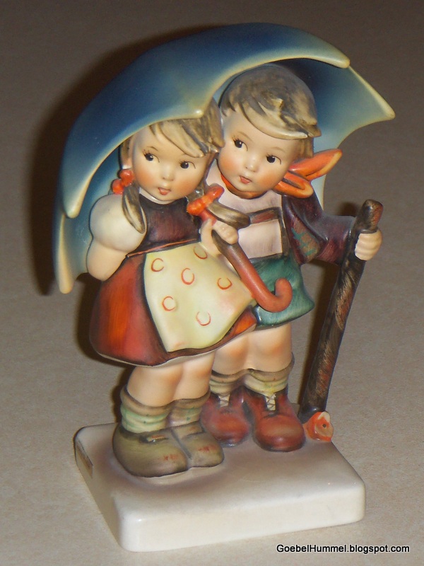 hummel figurine boy with umbrella