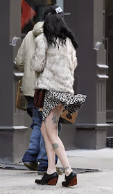 Krysten Ritter Upskirt on the Set of Asthma in New York Krysten Ritter Upskirt on the Set of Asthma in New York