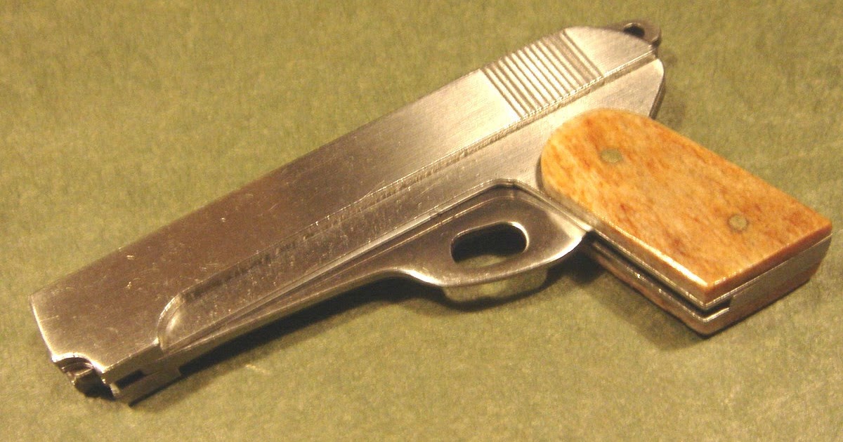 knives4sale Parker Cutlery Patton's Army Gun Figural Vintage Japan