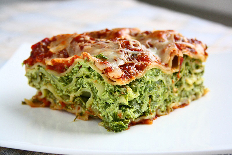 collecting memories Spinach & Ricotta Lasagna