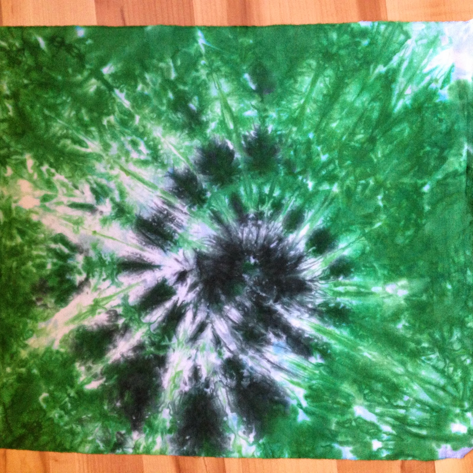 Leah's dyed fabric called Poison