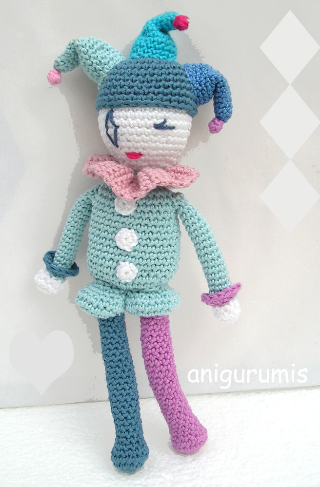 Patron amigurumi Arlequ?n
