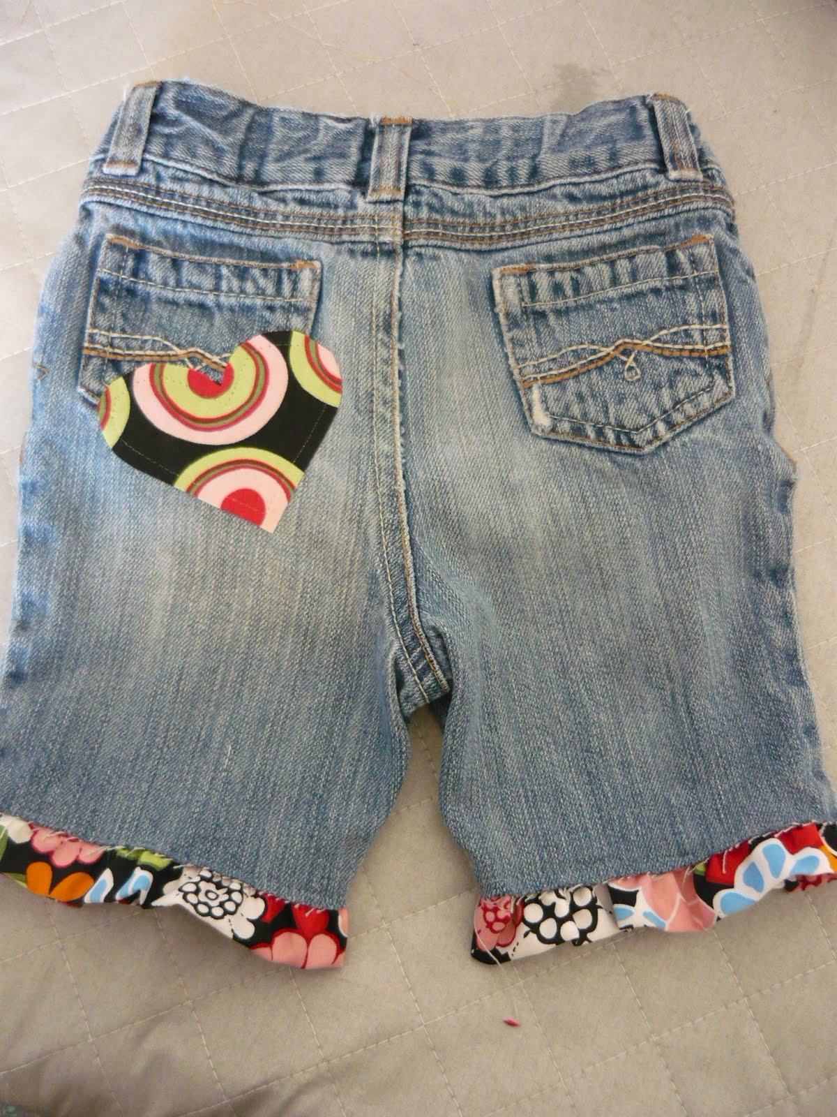 Small Fry & Co. Quick and Easy Girl Jeans Repurpose