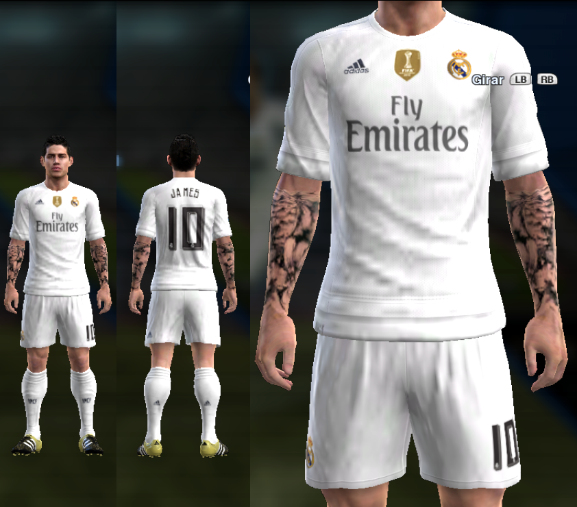 Pes Pasion Pes 2013 New James Rodriguez Face By Ilhan Tattoo By Raphael
