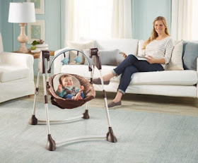 graco swing by me portable swing