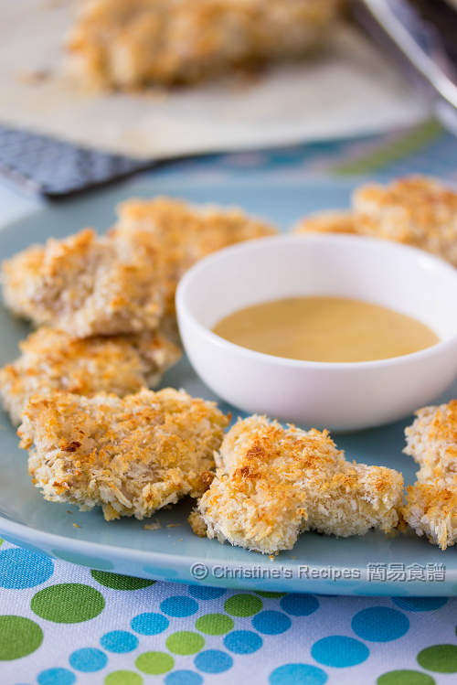 焗雞塊配法式蜜糖芥辣醬 Baked Chicken Nuggets01