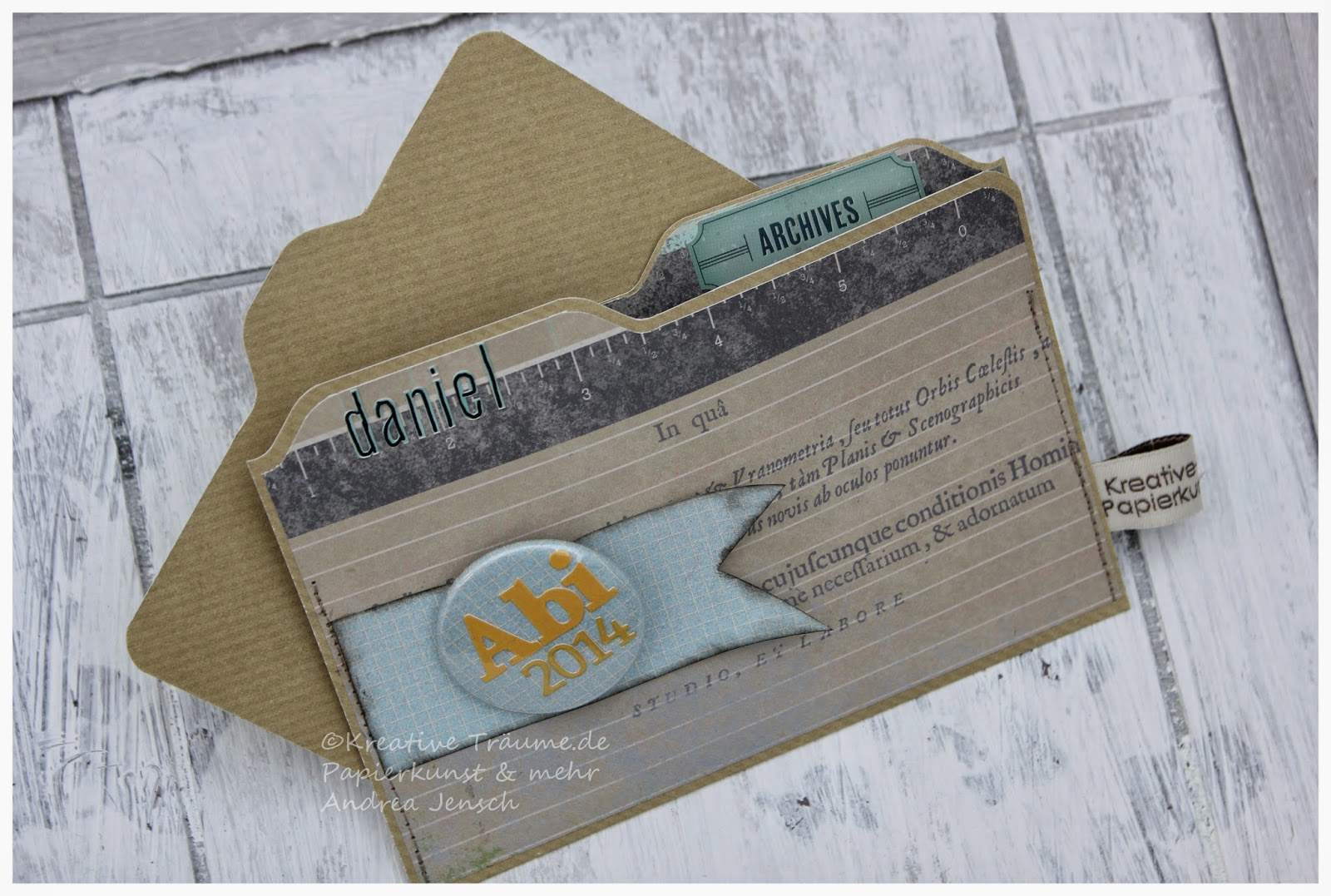 Geschafft... (oder auch FilefolderUmschlag mit Stampin Up!)