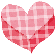 バレンタインのイラスト「ハートの入れ物」