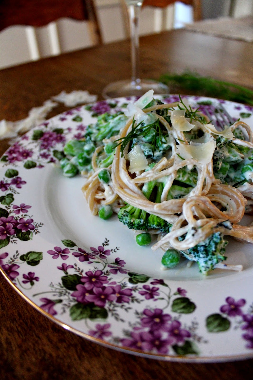 The taste of Myriam Tofu Alfredo pasta Pâte Alfredo à base de tofu