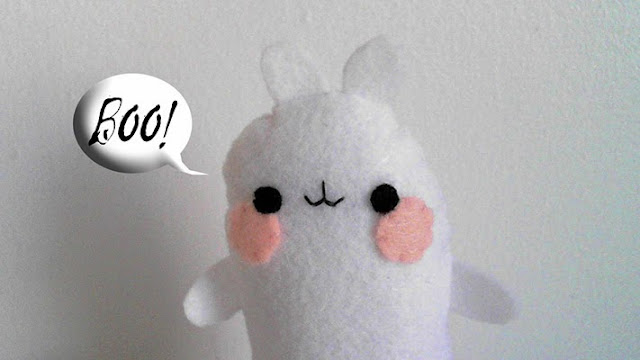How to Make a Molang Ghost plushie tutorial