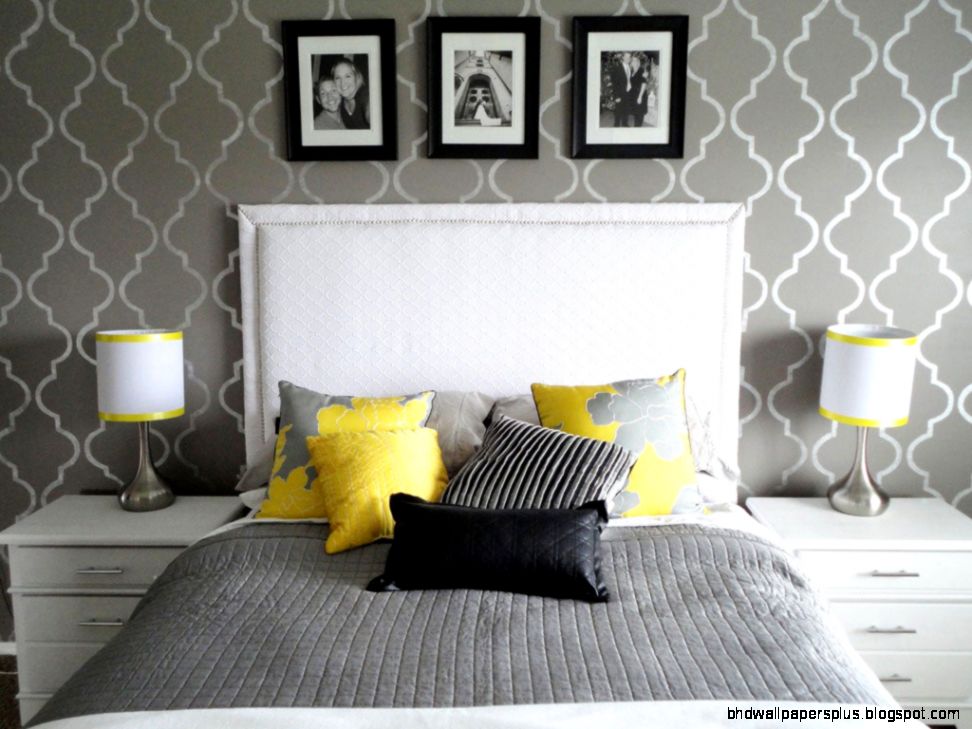 Yellow and Gray Bedroom Yellow and Gray Bedroom
