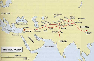 silk road map