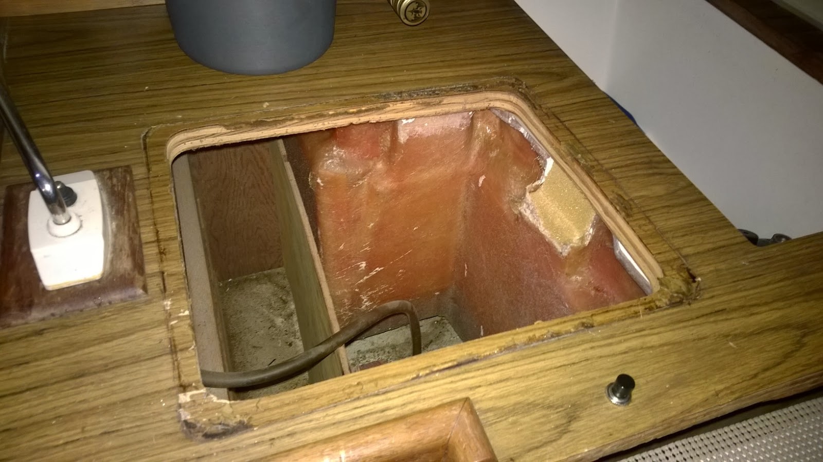 1977 Catalina 27 Sailboat Adventures Installing a new sink and faucet