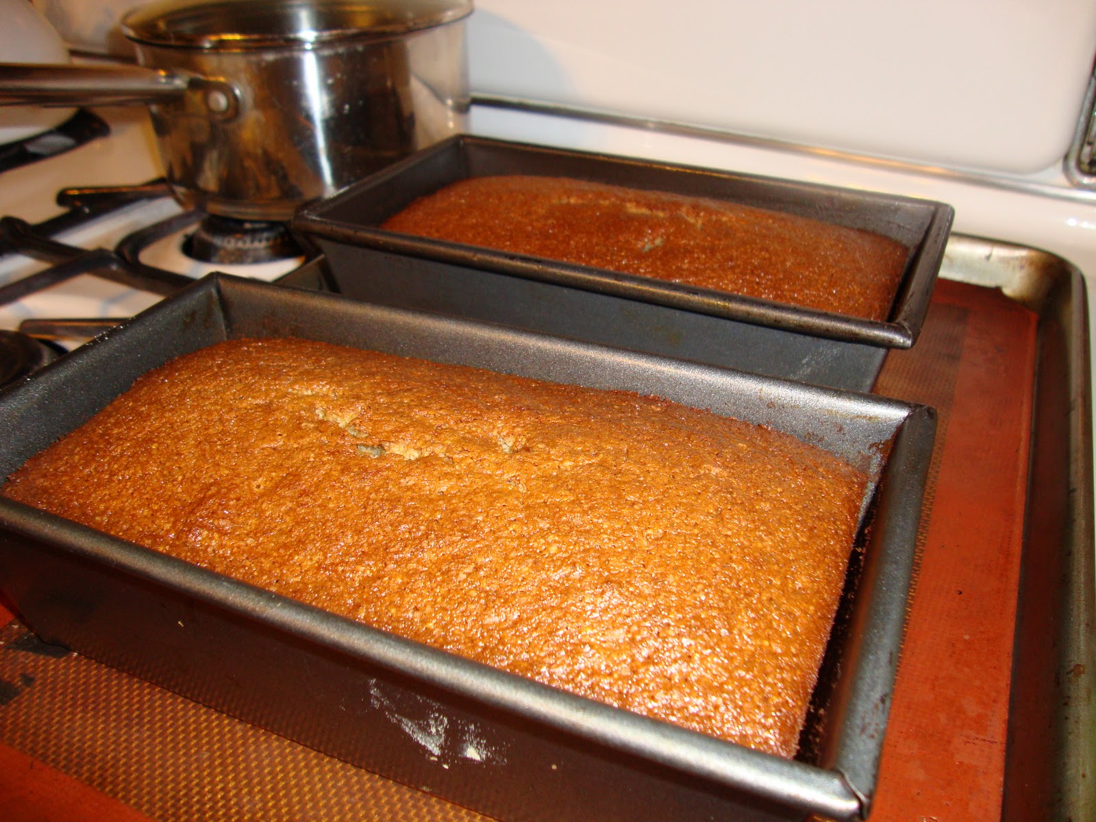 Cooking Underwriter Banana Bread made with Home Made Rice Flour and