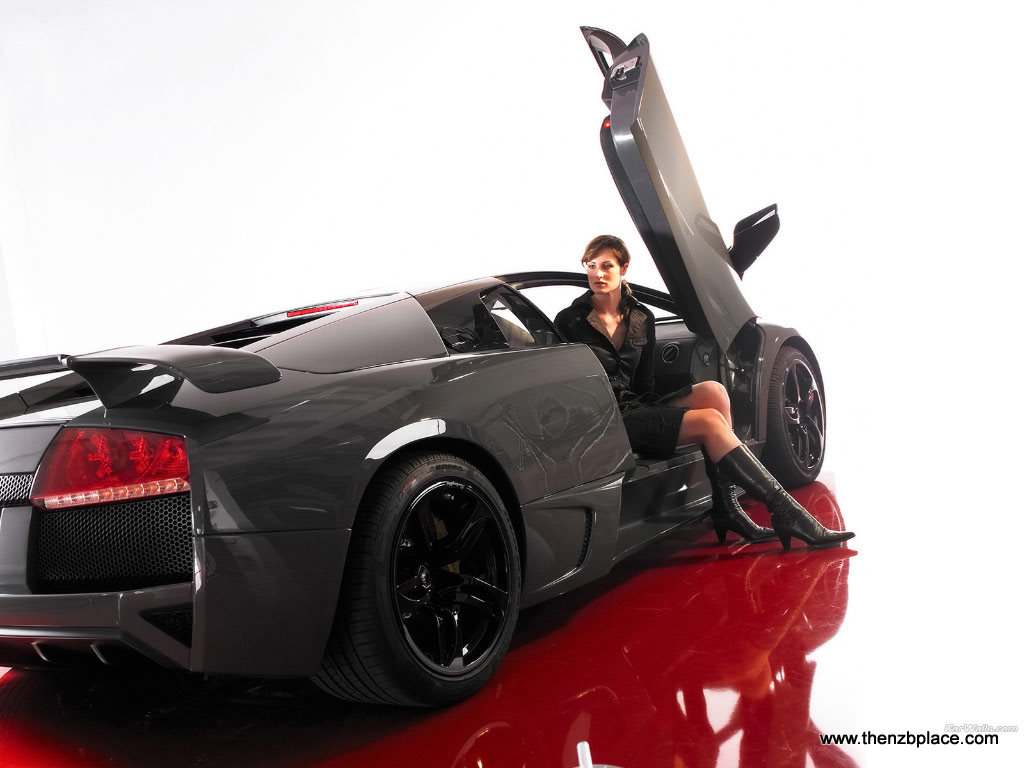 Wallpaper Supercar Girl