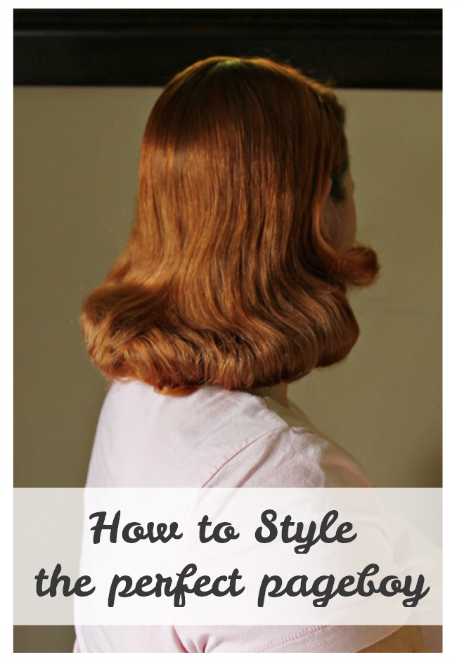 How to Style a Perfect Pageboy Hairstyle / Va-Voom Vintage | Vintage  Fashion, Hair Tutorials and DIY Style