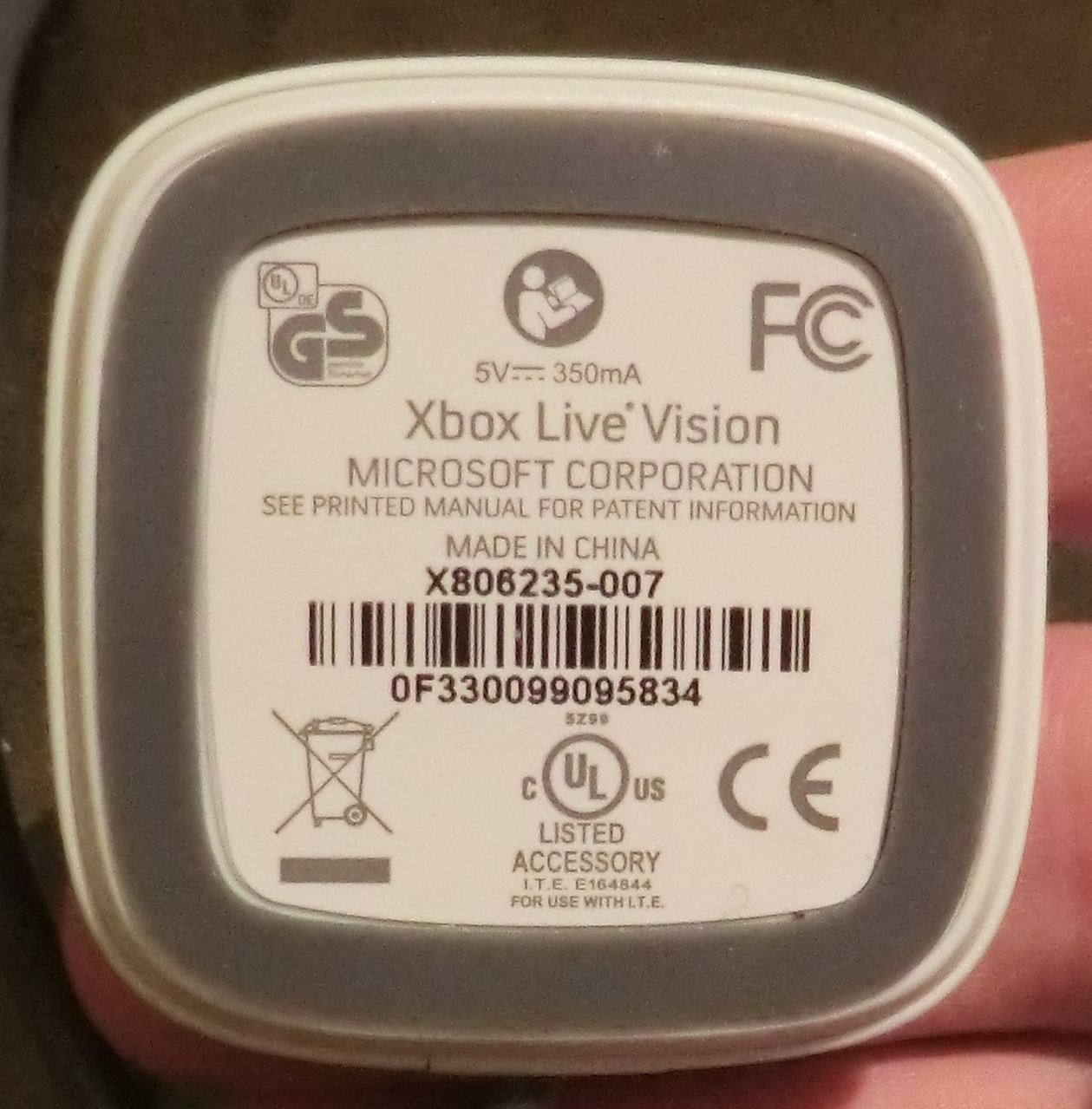 Xbox 360 Live Vision Camera Driver For Mac