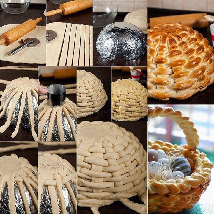 Braided Bread Dough Basket Handy DIY